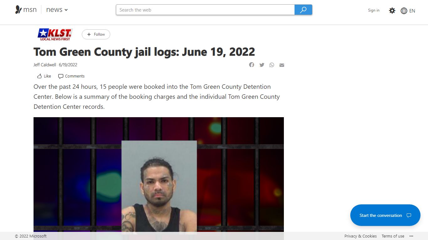 Tom Green County jail logs: June 19, 2022 - msn.com